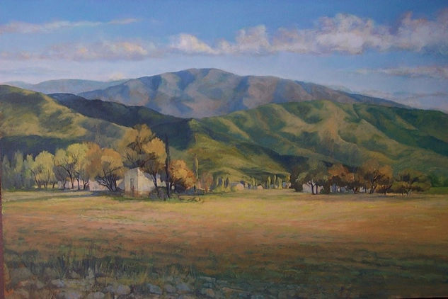 "tarde en Tafí" Oil Canvas Landscaping