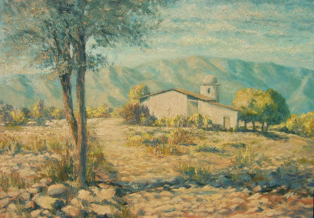 "A la hora de la siesta" Oil Canvas Landscaping