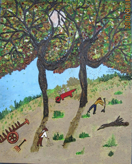 Her tree 40x50ast