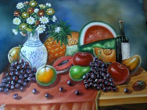 bodegon tipico Oil Canvas Landscaping