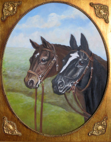 CABALLOS Oil Canvas Animals