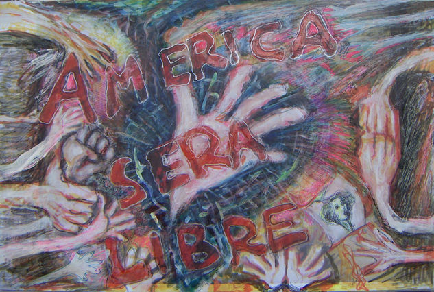 América Libre Mixed Media