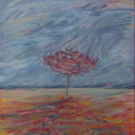 El viento y la arena Acrylic Canvas Landscaping