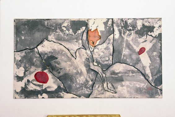 Abstracto con placas de cera