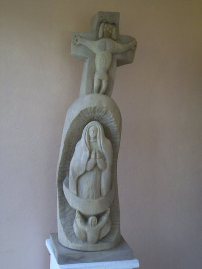 piedad virgen de guadalupe Pottery Figurative