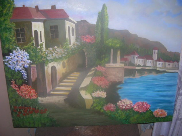 paisaje europeo Oil Canvas Landscaping