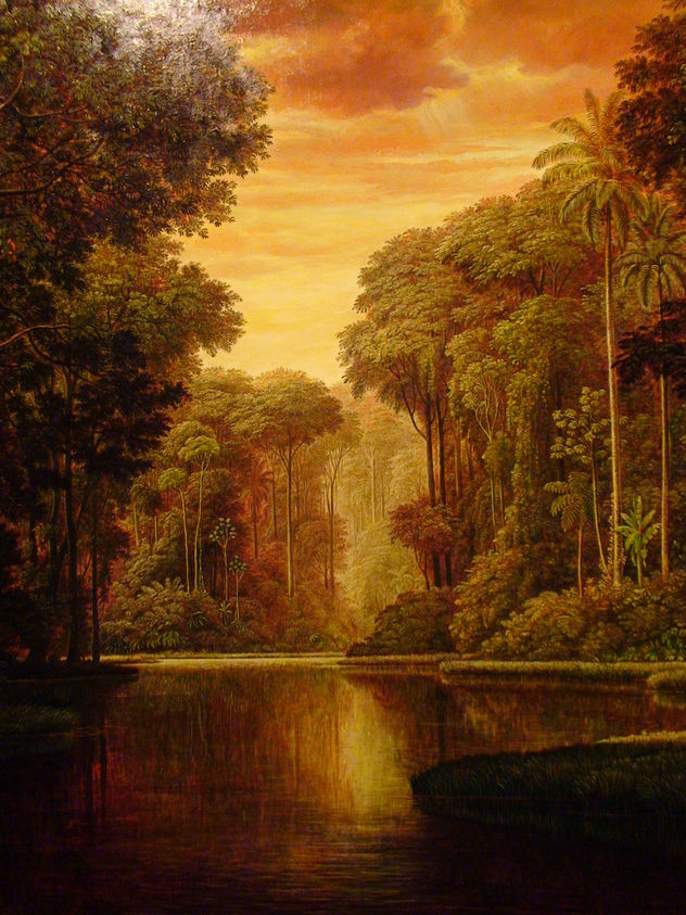 reflejos de atardecer