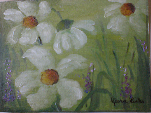 Flores Oil Canvas Floral Painting