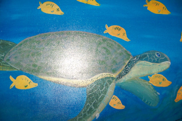 Tortuga Acrylic Canvas Landscaping