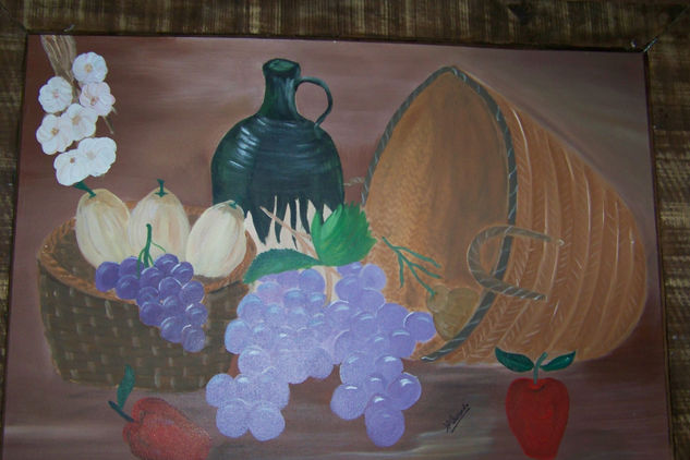 Bodegon de Frutas Acrylic Canvas Landscaping