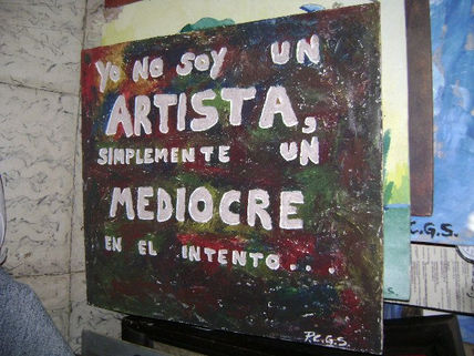 Artista mediocre??