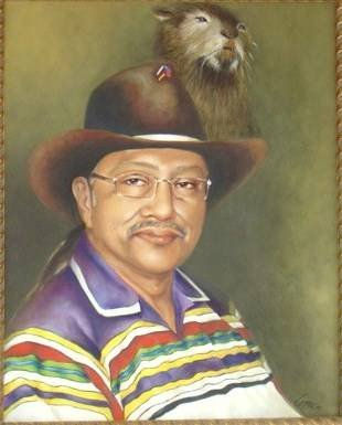 INDIO SEMINOLE Oil Canvas Portrait