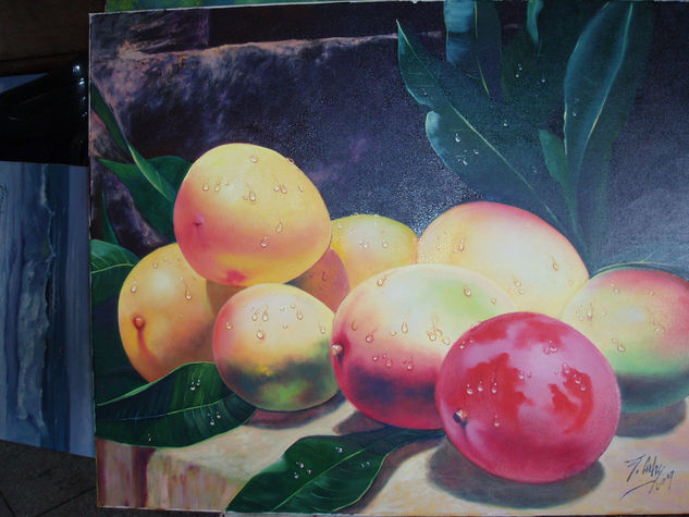 El fruto  de  lña  India Oil Canvas Still Life Paintings