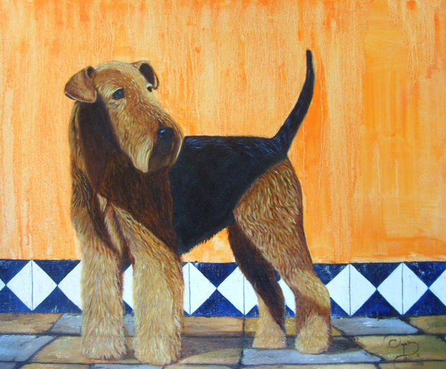 "VAMOS..." Oil Canvas Animals