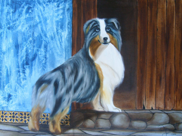 "LA CASITA" Oil Canvas Animals