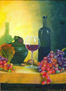 vino en la mesa