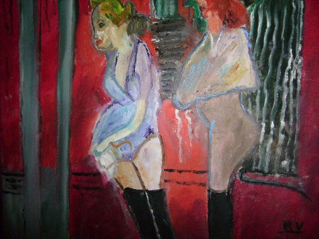 Dos chicas de cabaret 