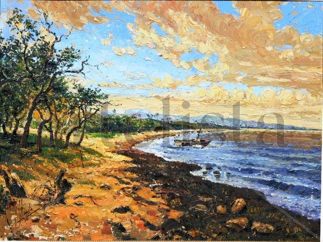 homenaje a Esteban Chaltrand Oil Canvas Landscaping