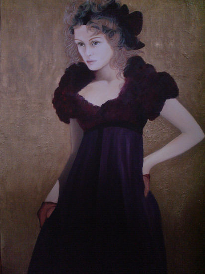 ISABEL Oil Textile Portrait