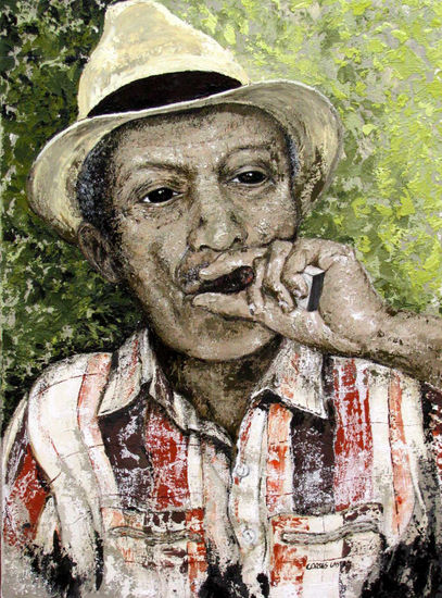 COMPAY SEGUNDO Acrylic Canvas Portrait