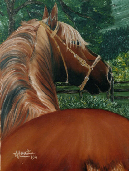 Terremoto del 8 Oil Canvas Animals