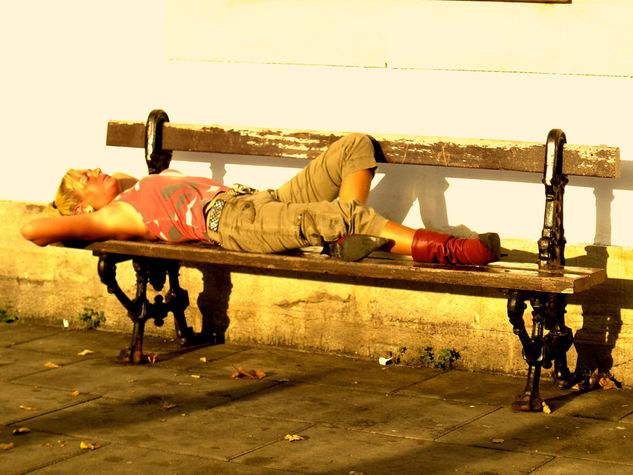 Descansando al sol 