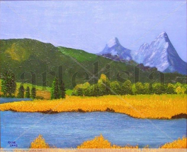 Campos del norte Oil Canvas Landscaping