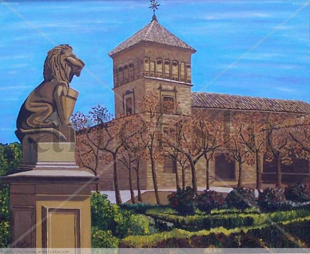 Palacio del Marqués de Mancera Óleo Lienzo Paisaje