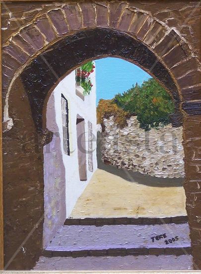 Puerta de Granada Oil Canvas Landscaping