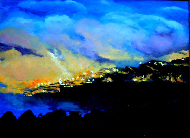noche encendida
