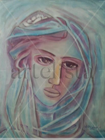 La Novia Oil Canvas Portrait