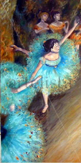 (es copia) BAILARINAS Oil Canvas Others