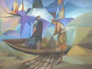 La Pesca Oil Canvas