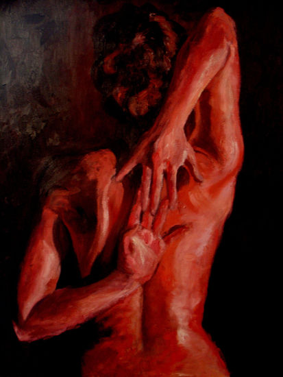 Espalda Oil Canvas Nude Paintings