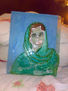 virgen con lagrima
