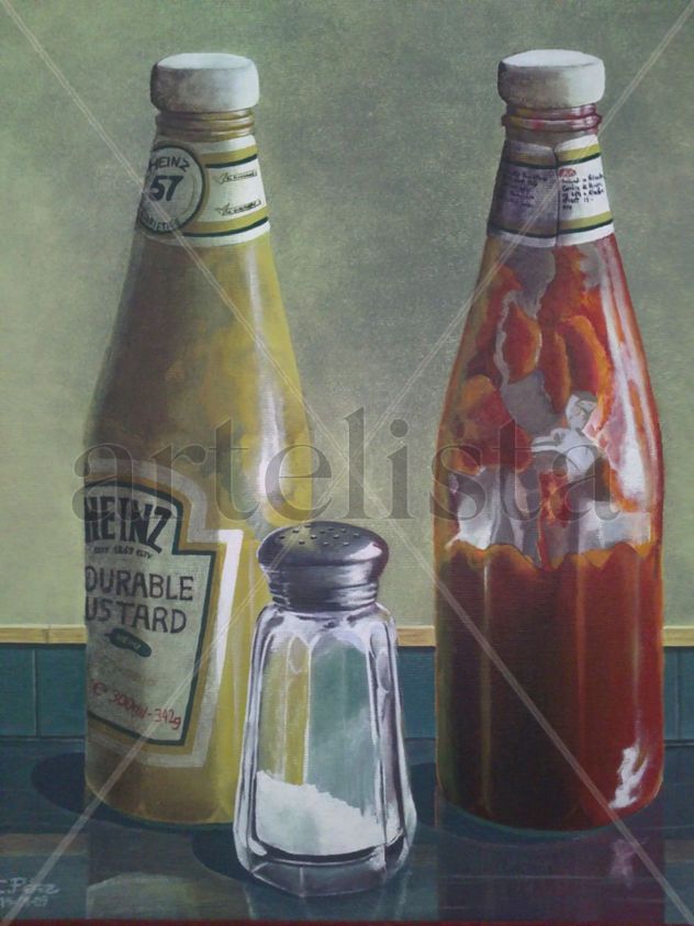 Ketchup y mostaza Heinz