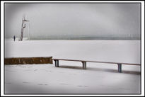 Nieve en playa