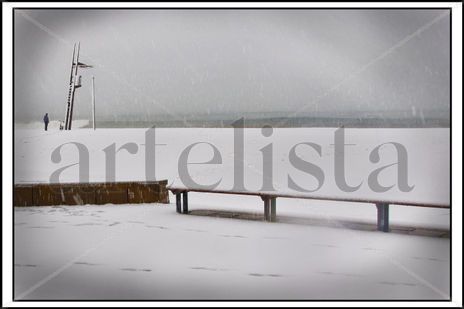 Nieve en playa