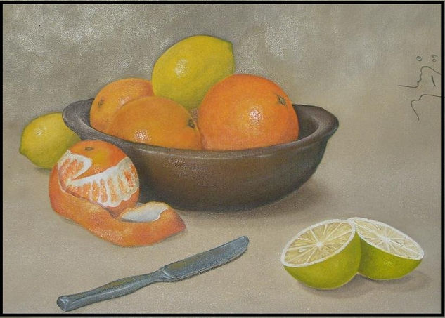 Citricos Oil Canvas Still Life Paintings