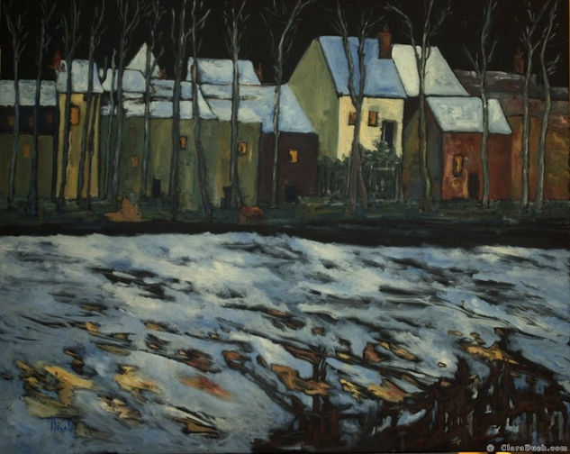 Invierno Oil Canvas Landscaping