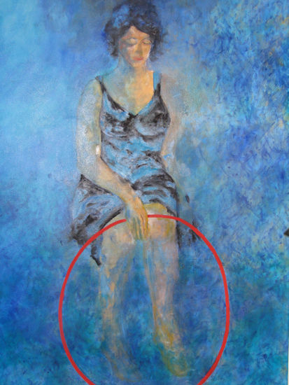 circulo Oil Canvas Figure Painting