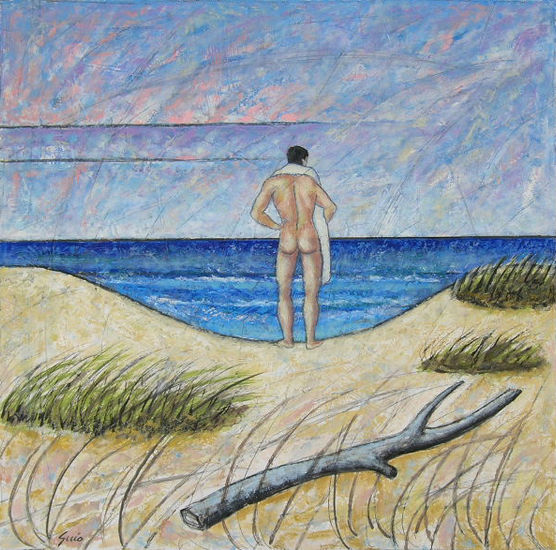 Il mare Oil Panel Nude Paintings