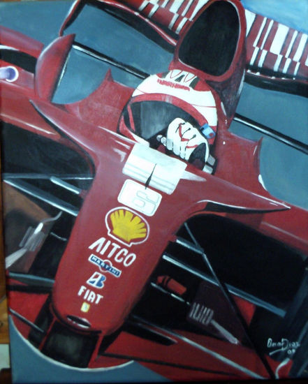 Ferrari Acrylic Canvas Sports