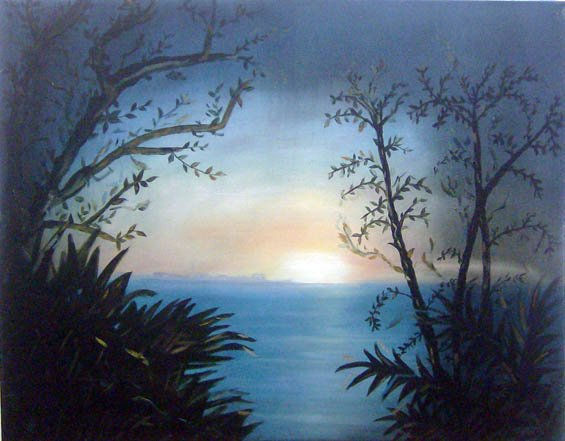 contraluz Oil Canvas Landscaping