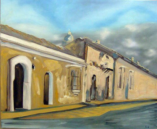 paisaje urbano Oil Canvas Landscaping