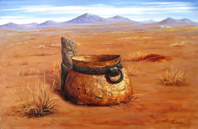 Cacharro de Cobre Oil Canvas Landscaping