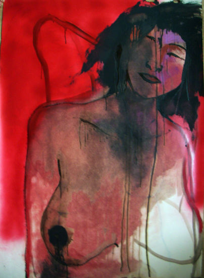 scena 15 loca mujer Oil Paper Nude Paintings