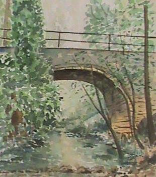 Puente de las Herrerías Oil Canvas Landscaping