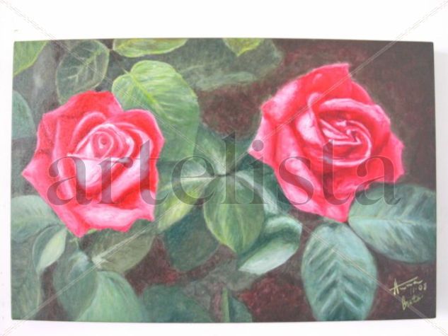 Roses Acrylic Textile Landscaping