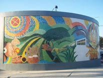 Mural "origen,...